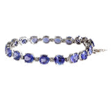 18K White Gold Tanzanite Bracelet