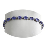 18K White Gold Tanzanite Bracelet