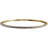 18K Yellow Gold Diamond Bangle