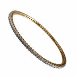 18K Yellow Gold Diamond Bangle