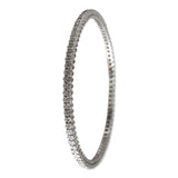 18K White Gold Diamond Bangle