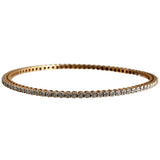 18K Yellow Gold Diamond Bangle