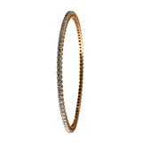 18K Yellow Gold Diamond Bangle