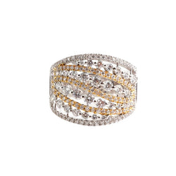 18K Yellow Gold Diamond Ring