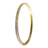 18K Yellow Gold Diamond Bangle