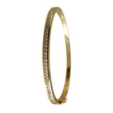 18K Yellow Gold Diamond Bangle