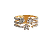 18K Yellow Gold Diamond Ring