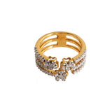 18K Yellow Gold Diamond Ring