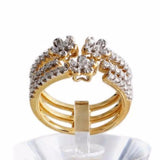 18K Yellow Gold Diamond Ring