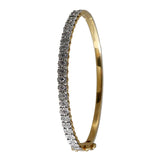 18K Yellow Gold Diamond Bangle