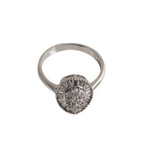 18K White Gold Diamond Ring