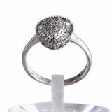 18K White Gold Diamond Ring