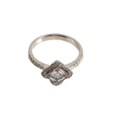 18K White Gold Diamond Ring