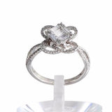 18K White Gold Diamond Ring