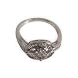 18K White Gold Diamond Ring