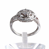 18K White Gold Diamond Ring