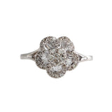 18K White Gold Diamond Ring