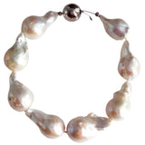 925 Sterling Silver Pearl Bracelet