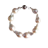 926 Sterling Silver Pearl Bracelet