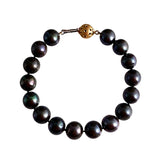 18K Yellow Gold Pearl Bracelet