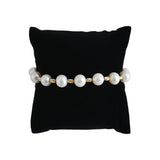 18K Yellow Gold Pearl Bracelet