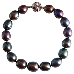 925 Sterling Silver Pearl Bracelet