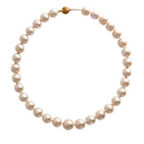 18K Yellow Gold Pearl Necklace