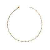 18K Yellow Gold Pearl Necklace