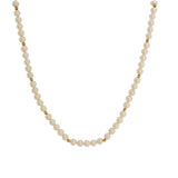 18K Yellow Gold Pearl Necklace