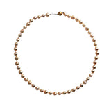 18K Yellow Gold Pearl Necklace