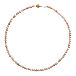 18K Yellow Gold Pearl Necklace